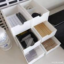 キャンドゥのスリム引き出しボックス ラックの収納アイデアブログ画像 キャンドゥ 収納 収納 アイデア 無印良品の家