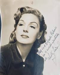 Firmada original, colección personal. Zully Moreno (dedicada a Luis Alfredo  Palacio) #zullymoreno #zullymorenoactressargentina