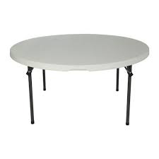 For granite dining tables and stone kitchen tables, you may need to visit a local also, keep in mind that shipping large stone tables can be extremely expensive. Lifetime 60 Round Folding Table In White 280301 Walmart Com Walmart Com