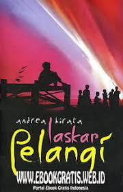 Ebook Novel Laskar Pelangi Novel Fantasi Sampul Buku Pelangi