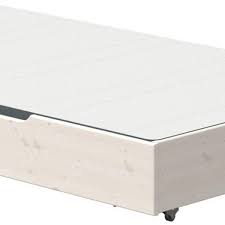 Hier zeigen wir ihnen das einzelbett mit ausziehbett von flexa aus der classic serie. Ausziehbett Mit Rollen 90x200cm Mit Lattenrost Classic By Flexa Whitewash Abitare Kids De Breuyn