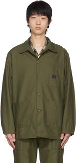Needles Khaki Coverall Jacket Ssense
