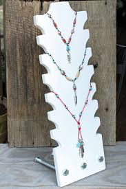 Necklace Display 22 Quot X 7 25 Quot Wide Jewelry Holder Neck Display Heavy For Heavy Winds Indust Diy Jewelry Display Necklace Display Jewellery Display