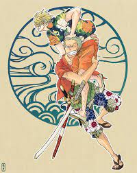 one piece zoro x sanji サンジ イラスト ゾロワンピース イラスト