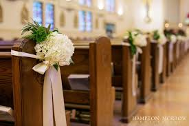 Hydrangea Pew Flowers Holy Trinity Catholic Church Wedding Www Significanteventsoftexas Simple Church Wedding Church Wedding Decorations Wedding Church Aisle