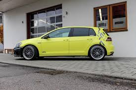Ambulance Yellow Folierung Vw Golf Mk7 Gti Tuning 25 Golf Folierung Autobeklebung