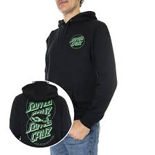 Mens Venn Dot Hood Black Sweatshirt