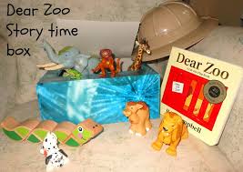 Dear zoo is a perfect choice for book based learning in a early years setting. Dear Zoo Story Box Natural Beach Living