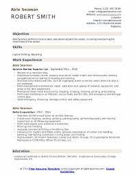 There is no denying this as most seafarers who. Able Seaman Resume Samples Qwikresume