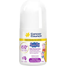 Spf protects your skin from the sun's powerful uv rays, minimizing your risk of painful sunburns, skin cancer, and premature signs of aging, such as dark spots and but shopping for the best sunscreen is extremely overwhelming. Cancer Council Peppa Pig Spf 50 Roll On Lotion 75ml Woolworths