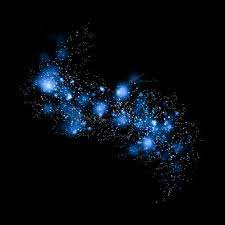 Blue Glittering And Bokeh Star Magic Dust On Background Photoshop Overlays Glitter Overlays Overlays Picsart
