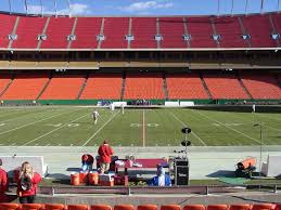 .say that the chiefs and seahawks have stadiums that are designed to be loud on the field. Geha Field At Arrowhead Stadium View From Lower Level 118 Vivid Seats
