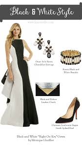 Black And White Attire Wedding Black White Dresses Occasion Perfect Black White Look Knotsvilla Wedding Ideas Canada Wedding Blog White Prom Dress Dresses Black N White Dress