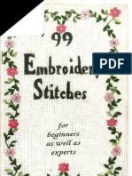 If you have an embroidery machine or a sewing machine with embroidery capability, consult your owner's manual to determine the best format. 99 Embroidery Stitches Needlework Textile Arts