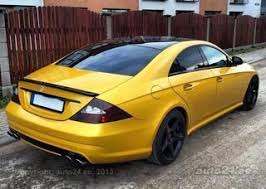 Yellow Mercedes Benz Cls Mark I