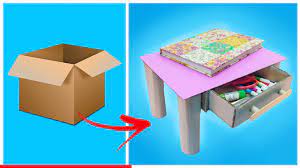 Make your study space ergonomic. How To Make Study Table With Cardboard Diy Study Table For Bed Homemade Youtube