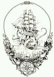 Para Tattoo Pirate Tattoo Art Ship Tattoo