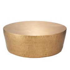 1.1 coffee table height, proportions, and personal needs. Hammered Brass Block Round Coffee Table Large Minimalist Modern Gold 48 In