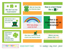 St Paddy S Day Lunch Jokes St Paddy St Paddys Day St Pattys Day