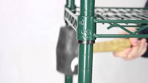 The raw look of the metal plays against the warm of the wood, adding texture. How To Adjust A Wire Shelf Youtube