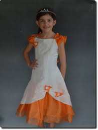 Vous choisirez différents styles de robes de demoiselle d'honneur en raison de différents styles de mariages. Robe Demoiselle D Honneur Pour Enfants Couleur Orange
