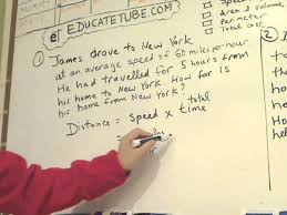 Ged Math Lesson 16 Speed And Distance Word Problems Hd Quality Video Math Lessons Word Problems Ged Math