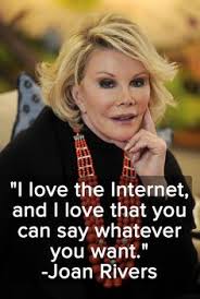 Joan Rivers Has Died | Joan Rivers, Jokes and Rivers via Relatably.com