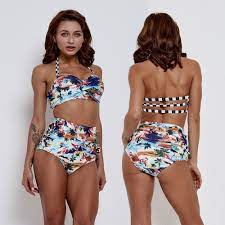 New White High Waist Bikini Swimsuit Set Uk Size 8 16 First Class Uk Seller Fashion Clothi High Waisted Bikini Swimsuits High Waisted Flattering Bathing Suit