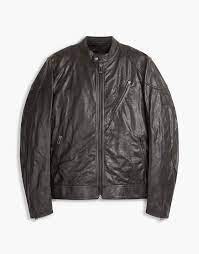 Belstaff Maxford Perforated Jacket Black Leather Outerwear Jackets Sharp Dressed Man