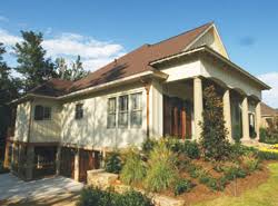 The building lot may be narrow or the driveway may be located on. Drive Under Garage Home Plans House Plans And More