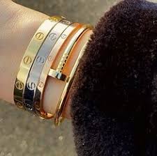 Bracelets Stacking Cartier Love Bracelet And Juste Un Clou Bracelet Yellow White Pink Gold Howtomatch Org In 2020 Cartier Love Bracelet Love Bracelets Bracelets