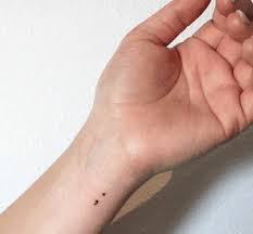 50 Perfectly Tiny Tattoos That Can Be Covered Or Shown At Will Semicolon Tattoo Minimalist Tattoo Tiny Tattoos
