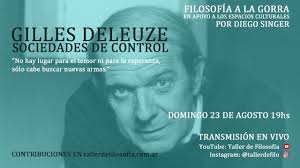 Gilles Deleuze. Sociedades de control por Diego Singer