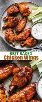 Crispy Baked Chicken Wings Recipe Chicken Wing Recipes Baked Baked Chicken Wings Crispy Baked Chicken Wings