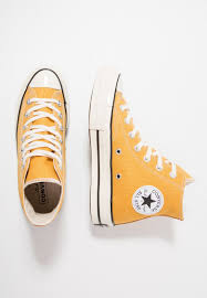 Black And Yellow Converse Shoes Converse Chuck Taylor All Star 70 Hi High Top Trainers Sunflower Black Egret Zalando Co Uk Chuck Taylors Yellow Converse Converse Shoes