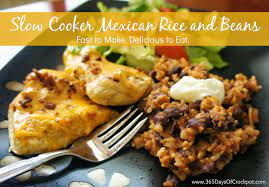 These are so flavorful, easy to prepare and they are they make the perfect side dish. Slow Cooker Mexican Black Beans And Rice 365 Days Of Slow Cooking And Pressure Cooking