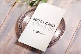 Sober Designed Menu Card Psd Mockup Available For Free Menu Mockup Menu Cards Menu