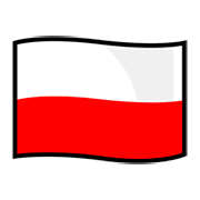 A state located in central europe. Polnische Flagge Emoji