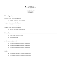 Something clean, basic, neat, uncluttered, and minimal? Sample Of Simple Resume Sample Resumes