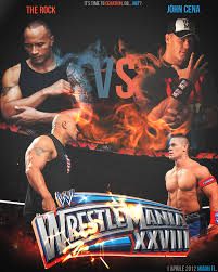 John cena vs the rock. Wwe John Cena Vs The Rock By Closhdesign On Deviantart
