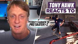 His popularity peaked when he became the first person in skateboarding history to complete and land a. Tony Hawk Reacts To Tricks In Tony Hawk S Pro Skater 1 2 Remastered Youtube