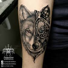 Tattoo Tatuagem Ink Inked Bodymodification Alineymarques Blackandwhite Wolf Kurt Dovmeleri Dovme Kurt