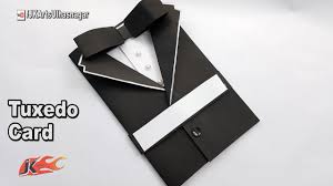 If your looking to make greeting card for your father,. Father S Day Card Idea How To Make Suit Tuxedo Card Jk Arts 1234 Youtube