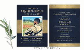Celebration Of Life Invitation Military Funeral Announcement Etsy Celebration Of Life Memorial Announcement Memorial Service Program