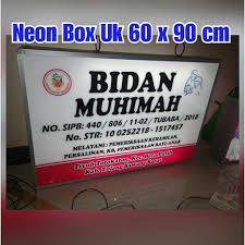 Harga neon box di medan, dari toko reklame relatif murah, tergantung dari material yang digunakan, dan proses pembuatan neon box di medan toko relatif sangat cepat dengan membutuhkan waktu paling lama 7 hari dari pemesanan dilakukan. Wardah Olshop Macam Macam Plang Utk Bidan Dokter Ada Facebook