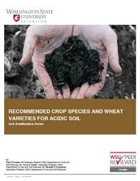 The closer the number gets to 14 as you raise the ph, the more alkaline your soil is. Wsu Extension Publications Recommended Crop Species And Wheat Varieties For Acidic Soil Soil Acidification Series