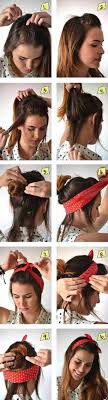 Comment se faire un masque sans avoir à coudre ? Coiffure Avec Un Bandana Cheveux Coiffures Cool Et Tutoriels Coiffure Avec Foulard Bandana Cheveux Coiffures Cool