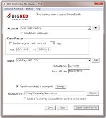 Positivepay File Creator Qb Desktop Big Red Consulting Big Red Consulting