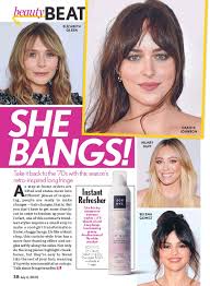Try using some dry shampoo to absorb any excess oil. She Bangs Pressreader
