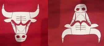 Graphic design was clearly not the passion of whoever designed the nba's chicago bulls logo. Chicago Bulls Logo Upside Down Is A Robot Having Sex With A Crab Pics